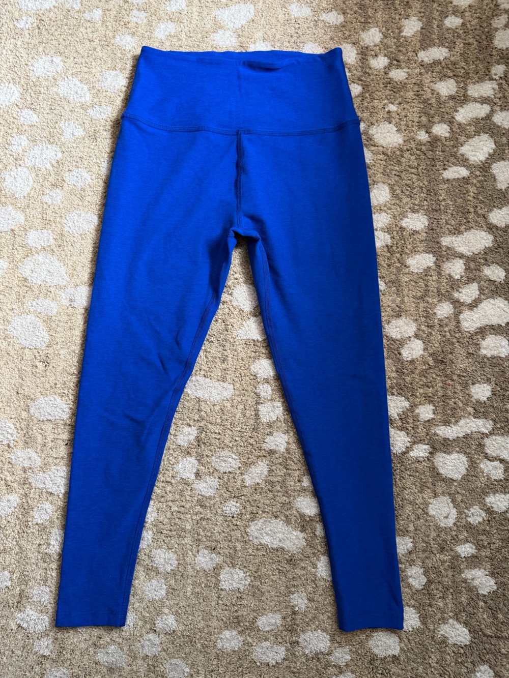 Beyond Yoga Spacedye Caught in the Midi Leggings Capri Ultra Blue Heather
